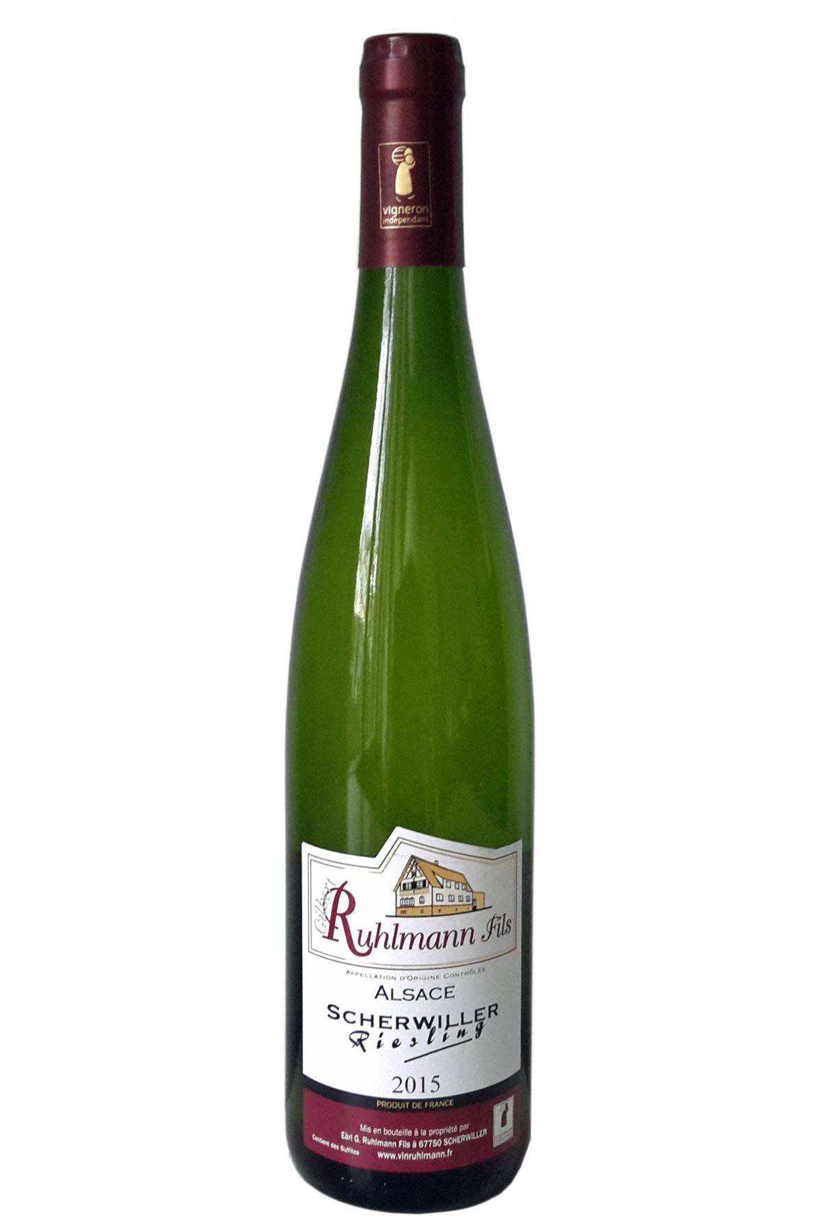 Gilbert Ruhlmann Scherwiller Riesling Frankrijk Alsace Elzas witte wijn