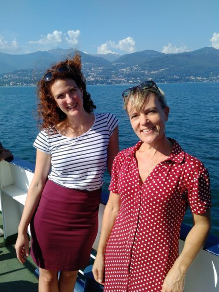 Heskia en Kim Lago Maggiore Italië