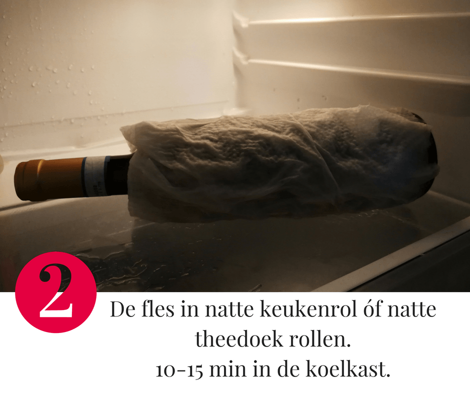 Tip 2 om wijn af te koelen