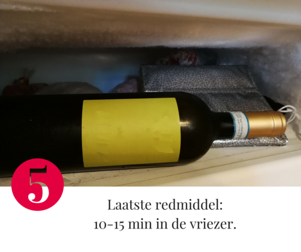 Tip 5 om wijn af te koelen