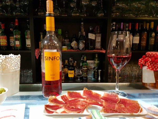 foto Sinfo met iberico ham Valladolid Spanje