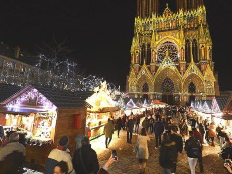 kerstmarkt Reims champagne frankrijk kerst