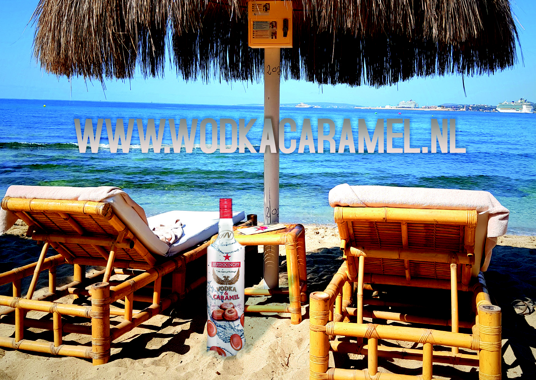 Rushkinoff Wodka Caramel Caramelo