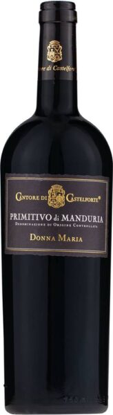 Primitivo di Manduria Donna Maria Puglia Italië Wijndivas Zinfandel Cantore di Castelforte