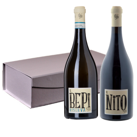 La Rifra Gardameer pakket cadeau Wijndivas Il Nito Il Bepi Trebbiano di Lugana Italië Amarone stijl